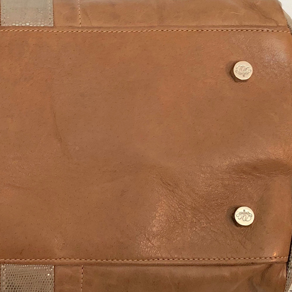 REBECCA MINKOFF LARGE SIZE MIXED MEDIA SATCHEL - Picture 4 of 8